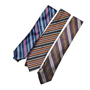 NWT 7 Downie St. Lot of 3 Ties 100% Silk Made in Italy